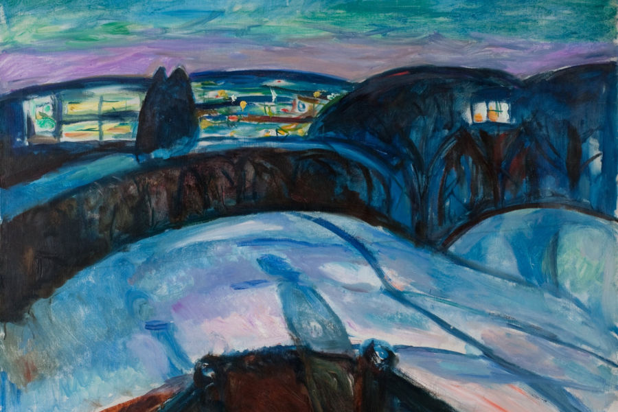 Quadro di Edvard Munch - Starry Night