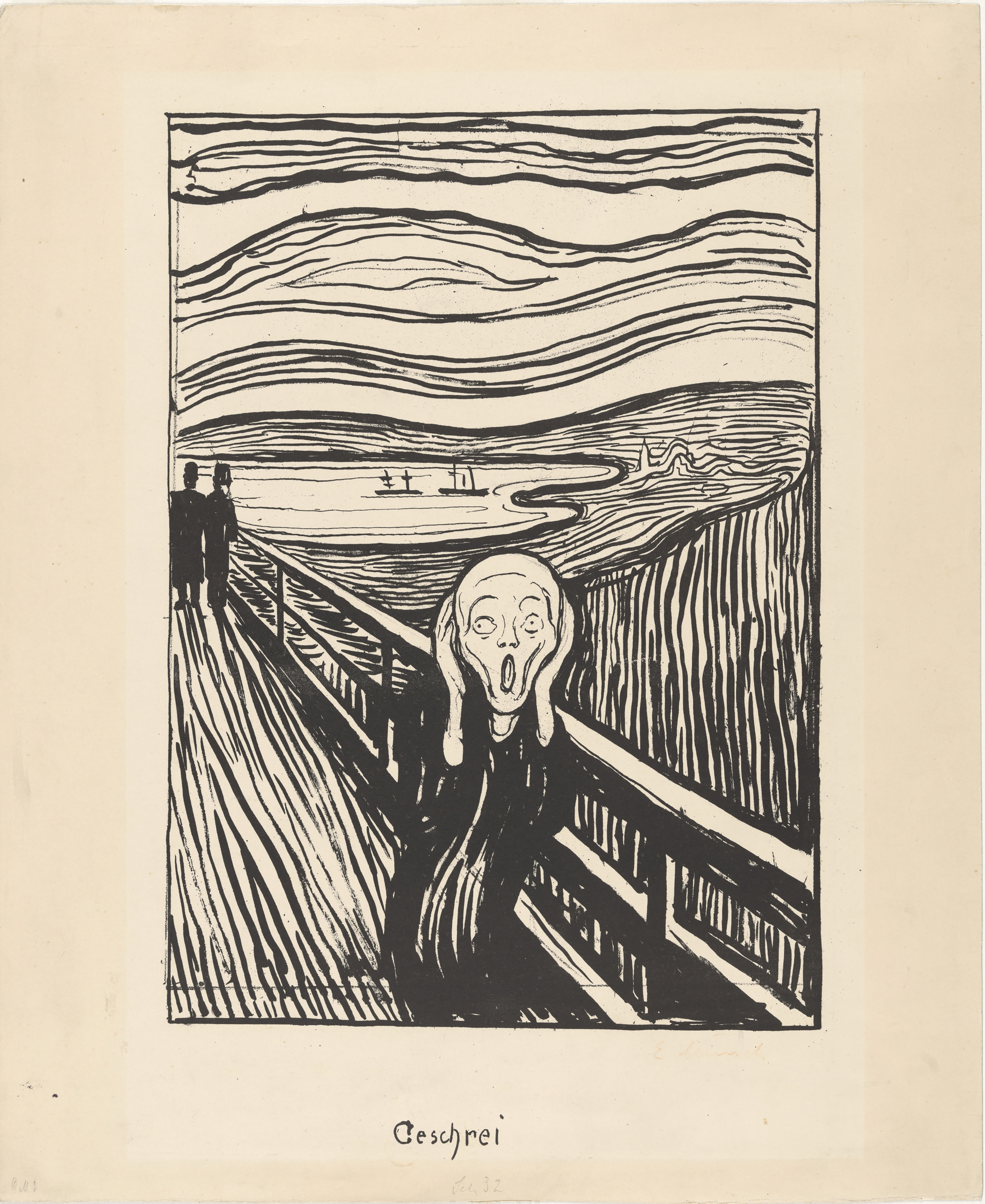 Schizzo di Edvard Munch - The Scream