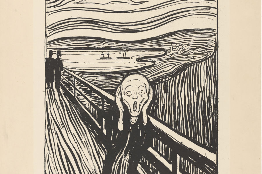 Schizzo di Edvard Munch - The Scream
