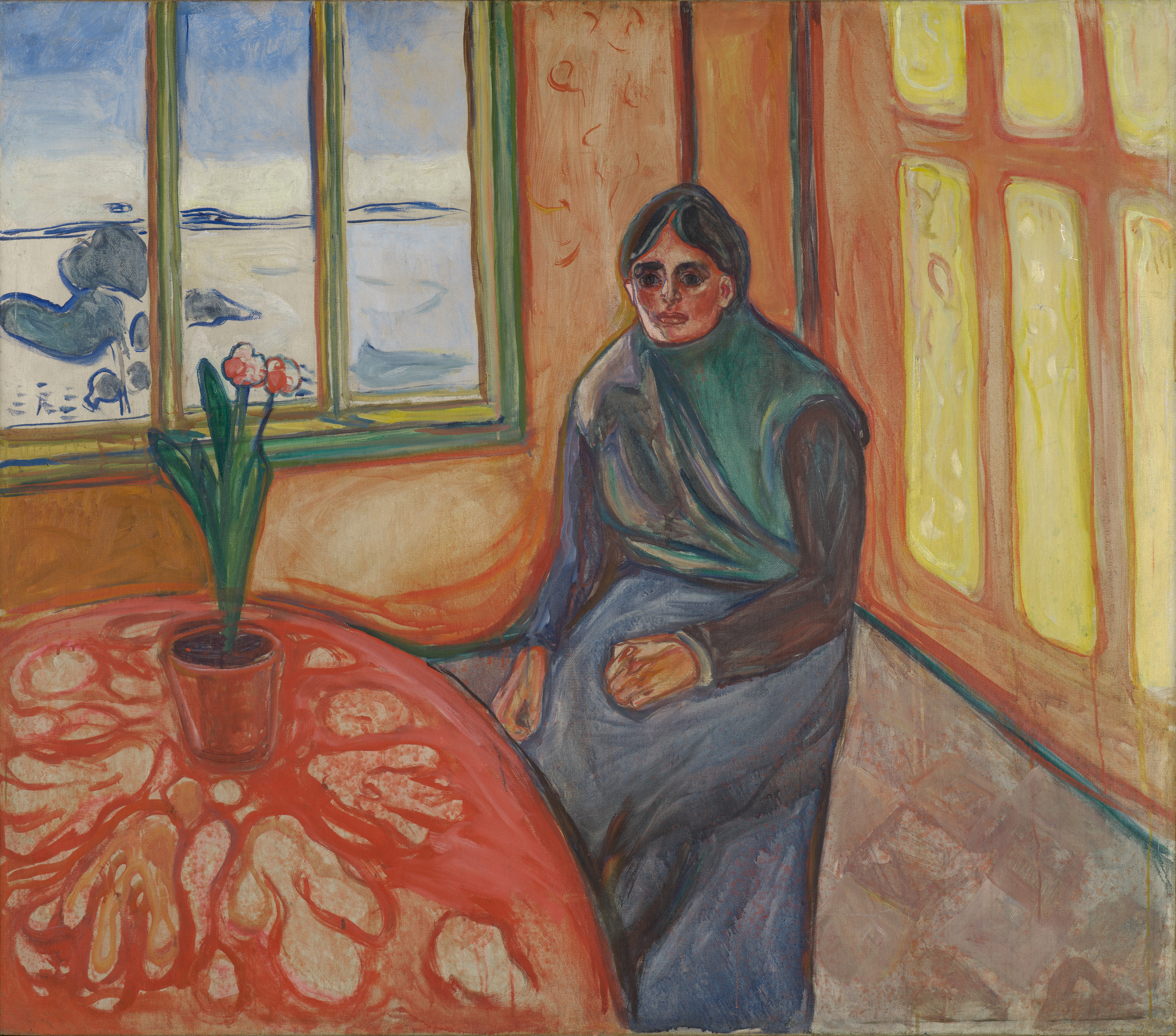 Quadro di Edvard Munch - Melancholy