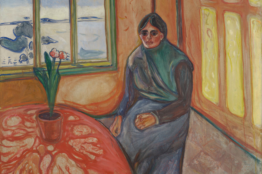 Quadro di Edvard Munch - Melancholy