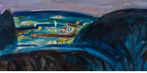 Quadro di Edvard Munch - Starry Night
