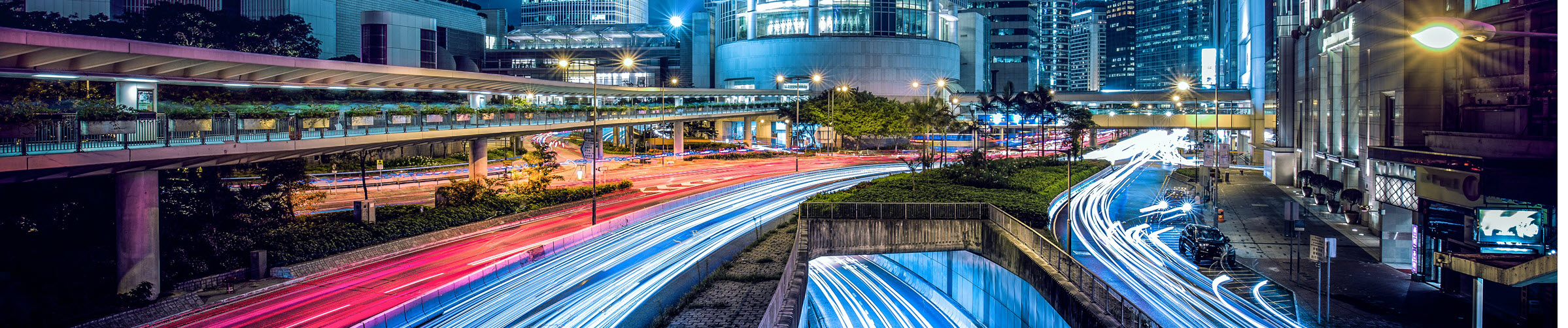 Traffic at night