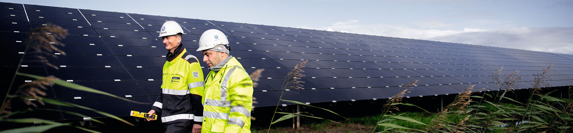 Pannelli agrivoltaici e tecnici Statkraft